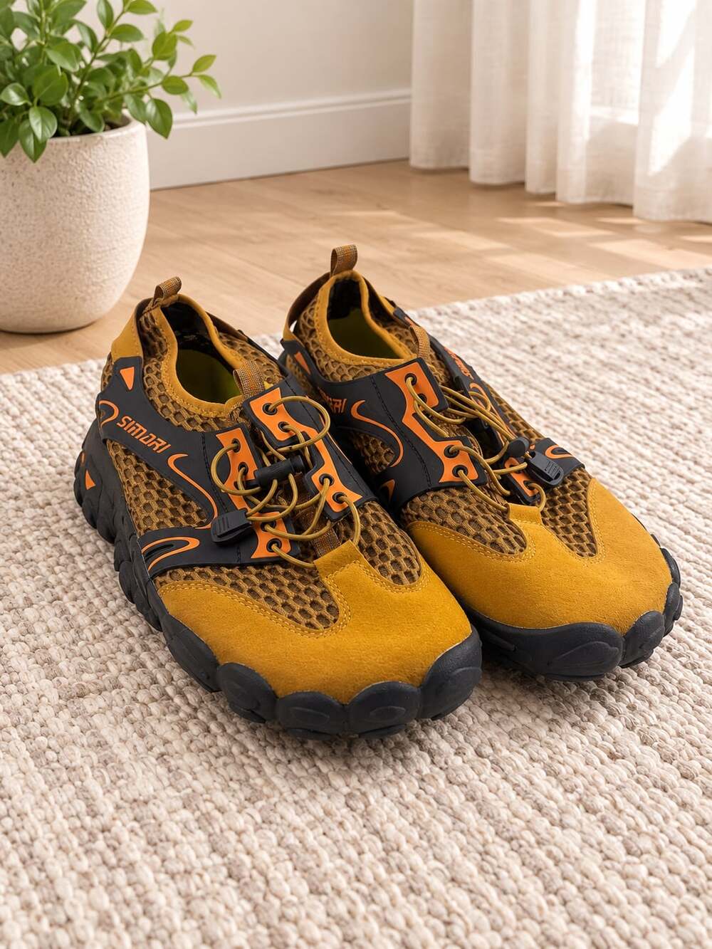 SIMARI Quick Dry Mesh Water Shoes Men’s EU 44 Outdoor Hiking Aqua Sneakers